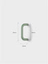 SMOKT 1Pcs Z-4210-Green-64mm) White Furniture Handles Wardrobe Room Cupboard Cloakroom Bedside Cabinet Handle Bedroom