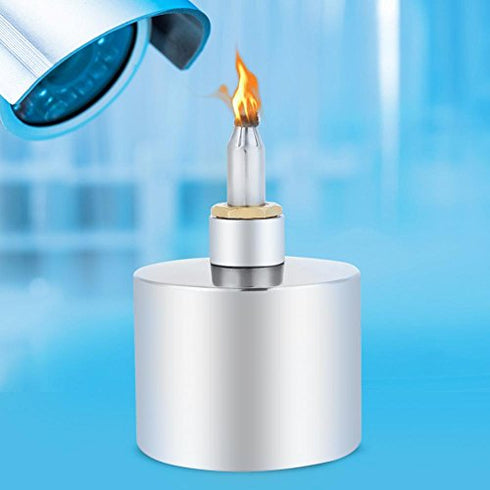 200ml Alcohol Lamp Burner - 304 Stainless Steel Thickened Alcohol Burner for Biology, Chemistry Lab Equipment