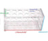 Two Layers 12 Sockets Plastic Test Tubes Rack Testing Tubes Holder Used for 25ml Centrifuge Tube