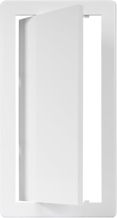 6" x 12" White Plastic Access Panel, Service Shaft Door for Plumbing, Electricity, Heating, Alarm Access