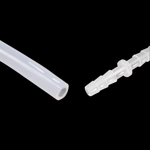 Plastic Hose Barb Fitting 1/2" x 1/2" Pipe Joint Splicer Adapter for Aquarium, Fuel, Gas, Liquid, Air (Pack of 5)