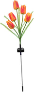 Tulip Lawn Lamp Outside Solar Lights, Outdoor Lawn Light Garden Stake Light, Solar Powered Lights for Outdoor Lawn