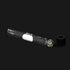 ULAB 10ml Test Tubes with Black Screw Caps, Dia.16x100mm, Pack of 20, Borosilicate Glass Material