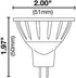 81060 - MR16BAB/827/LED MR16 Flood LED Light Bulb