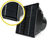 Spartan Sol 3 4 6x6x4.5 Solar Ventilation Fan - Universal Fit for and Pipes - Portable Exhaust Fan For Porta Potty