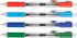 TUL Retractable Gel Pens, Medium Point, 0.7 mm, Silver Barrel, Assorted Inks, 4-Pack (Blue, Red, Green and Sky Blue) by TUL