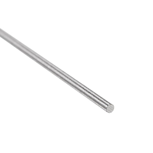 uxcell 10pcs Round Steel Metal Rods, 1mm x 150mm High Speed Steel (HSS) Lathe Bar Stock Tool for DIY Craft, Boring