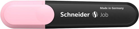 Schneider Pastel Job Highlighter Marker - Chisel Tip Light Pink, Box of 10