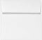 LUXPaper Square Invitation Envelopes, Peel & Press, 9 1/2" x 9 1/2", Bright White, 70lb. Text, 50 Qty