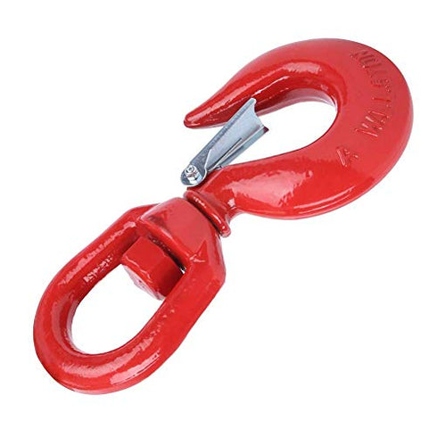 Crane Hook, Swivel Eye Alloy Steel Rigging Lifting Round Hook 5T for Ship Building Industry