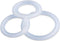 MOZTO 10pcs Sanitary Tri Clamp Ferrule Silicone Sealing Strip Gasket Ring Washer, for