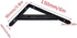 JINJIANNING 2 Pack 90 150x95mm/6x3.8in Heavy Duty Triangle Shelf Brackets, L Corner Brace Degree Floating Shelves