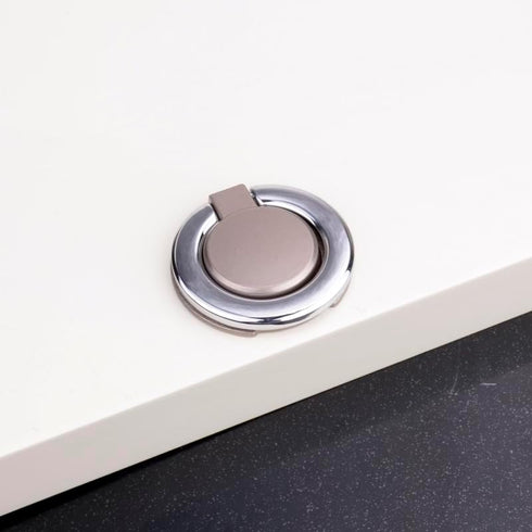 Generic 1 Round Handle Flat Cabinet Hidden Concealed Handle Drawer Handle Bedside Cabinet Shoe Cabinet Floor Cabinet
