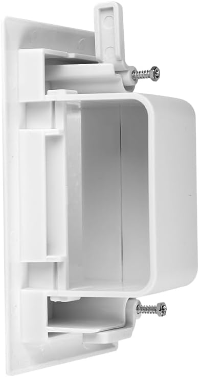 Single-Gang Quick Install Bulk Wire Plate, White