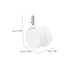 4pcs Cabilock Locking Caster Wheels with Brake for Furniture White Swivel Replacement Casters for Office Chairs Desks