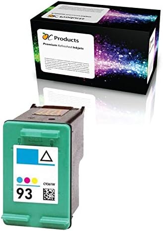 Refilled Ink Cartridge Replacement for HP 93, Compatible for PSC 1510 PhotoSmart Printers (1 Color)
