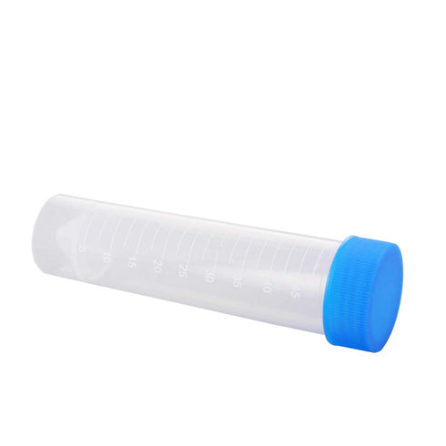Othmro 50ml Conical Centrifuge Test Tubes, 50pcs with Random Color Screw Caps for Lab Use