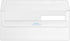 Quality Park #10 Business Double Window Envelopes - 4 1/8" x 9 1/2", White, 24lb Text, 250 Qty