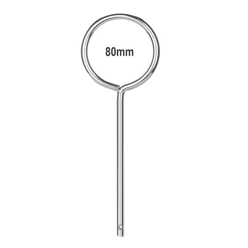 StonyLab Support Retort Ring, Chrome-Plated Lab Support Ring Closed Extension Ring in O.D. 80 mm I.D. 65 mm for Laboratory Experiment, Sturdy Corrosion Resistant