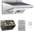 3 iThird Solar Lights Outdoor Motion Sensor, LED Solar Powered Outdoor Lights Stainless Steel Solar Security Light
