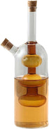 ARGENTFLUX 2 1 40+350ML Oil And Vinegar Dispenser, Oil and Vinegar Dispenser Glass, in Glass Oil and Vinegar Dispenser