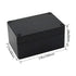 LeMotech Junction Box, IP65 Waterproof Project Box, Black Dustproof ABS Plastic Electrical Enclosure, 3.93x2.68x1.97