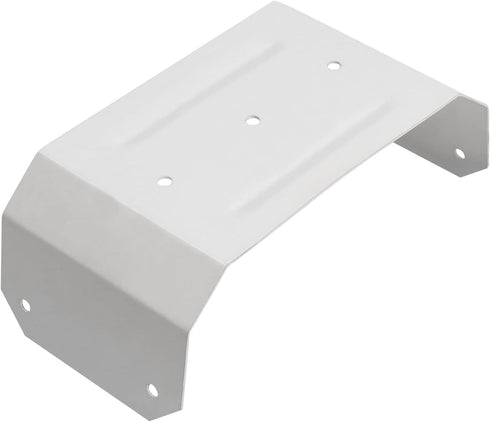 Downspout Adapter Gutter Pipe Clip Hidden Bracket 3x4 White Set of 2