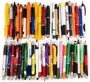 Wholesale bulk lot misprint plastic pens by SE ROSE (50 pack) by Toysmith