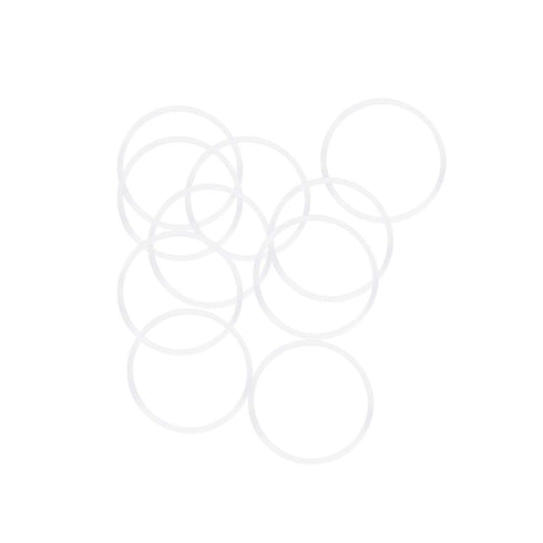 uxcell Silicone O-Rings, 32mm OD 29mm ID 1.5mm Width VMQ Seal Gasket for Pipe Repair, White, Pack of 10