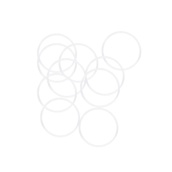 uxcell Silicone O-Rings, 32mm OD 29mm ID 1.5mm Width VMQ Seal Gasket for Pipe Repair, White, Pack of 10