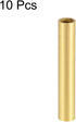 uxcell Brass Round Tube, 5mm OD, 0.5mm Wall Thickness, 30mm Length Seamless Pipe Tubing for DIY Crafts, 10 Pcs