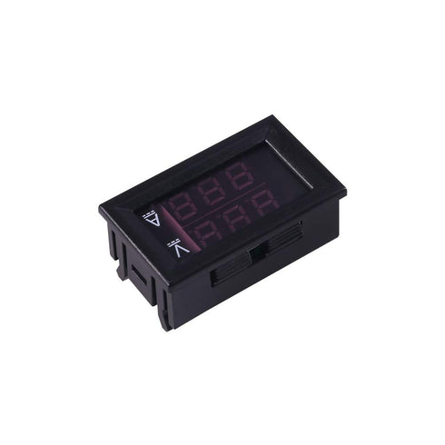 2pcs 0.28" LED Voltmeter Ammeter, Red and Blue Digital Multimeter Display for Voltage Current