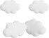 yyangz Cloud Pushpin 30PCS White Decorative Cloud Push Pins for Wall Hanging, Memo DIY Craft Gift Bags, Home Decor