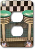 3dRose lsp_92888_6 New Mexico, Albuquerque, 66 Diner, Route 66 2 Plug Outlet Cover