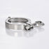 HNIGLLEEHN 1pc 304 Applications(4In) Stainless Steel Tri Clamp with Wing Nut - Sanitary Pipe Fittings for Food