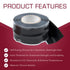 X-Treme Tape MOCAP Heavy Duty Waterproof Self Fusing Silicone Rubber Tape, 1-1/2 Inch x 10 Ft
