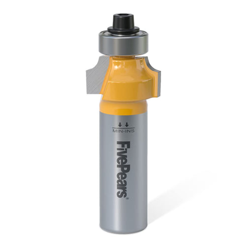 FivePears 1/8" Radius Roundover Router Bit 1/2 Inch Shank, Round Over Router