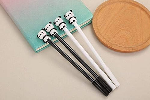 Qurly Set of 12 Panda Writing Pens for School and Office