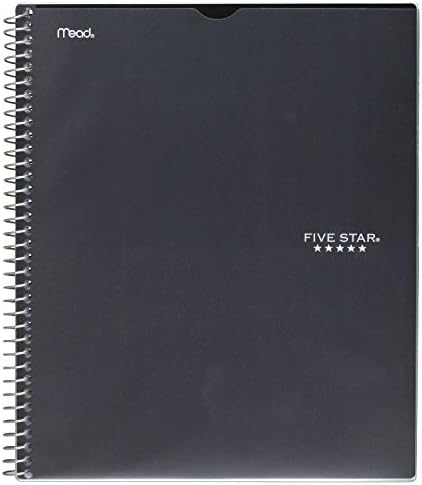 Five Star Interactive Notetaking Notebooks - 3 Pack, 1 Subject, College Ruled, 11" x 8.5", 100 Sheets, Customizable