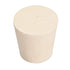 uxcell White Solid Rubber Stopper, Tapered Shape for Lab Tube, Size 23-27mm, 5 Pcs