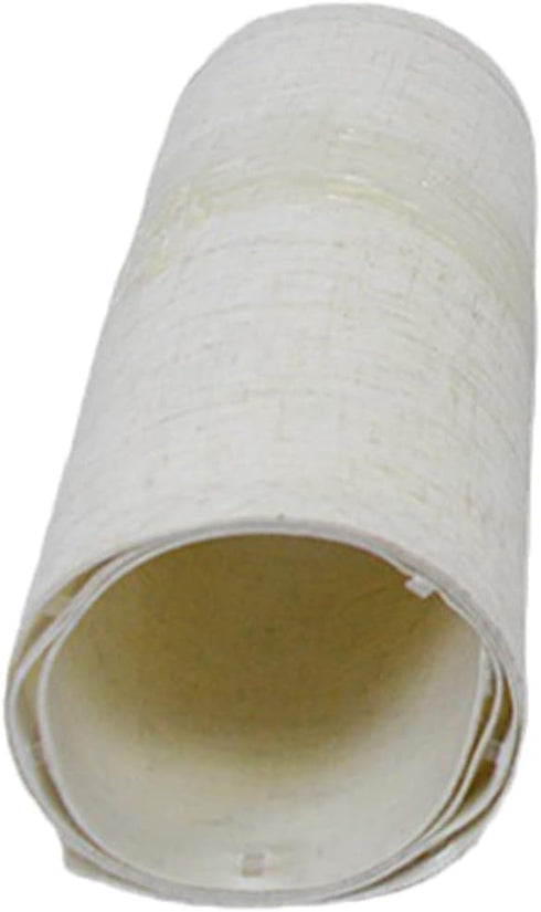 Uonlytech DIY Lamp Shade Material Cloth, Beige Linen Fabric Sheet Used to