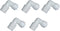 YZM Quick Connect Fittings for RO Water Filters, 5 Elbow, 3/8" Male x 1/4" OD Tube for Plumbing