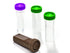 Caplugs Evergreen 240-5440-G8K PAP Series Disposable Slide-Fix Jars, 25 Pack, Green Screw-Cap, 30 mL