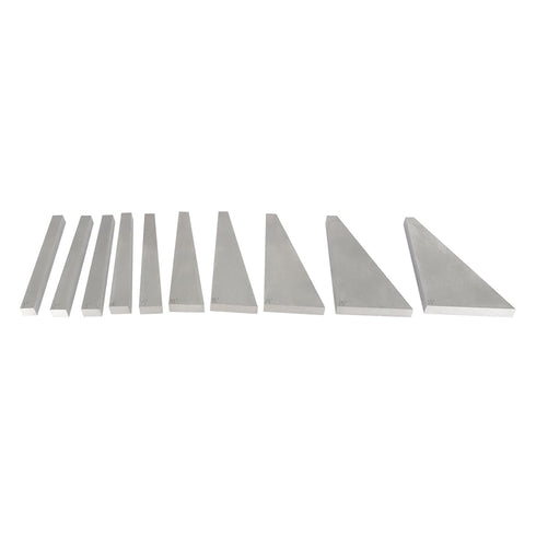 10-Pack Precision Angle Block Set, 1 to 5 Degree & 5 to 30 Degree Machinist Tools, Gauge Block Set