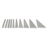 10-Pack Precision Angle Block Set, 1 to 5 Degree & 5 to 30 Degree Machinist Tools, Gauge Block Set