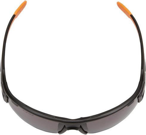 Klein Tools 60162 Safety Glasses, Professional Protective Eyewear, Semi Frame, Scratch Resistant, Anti-Fog, Gray