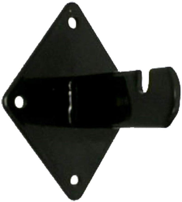 Dazzling Displays 12-Pack of Black Gridwall Panel Mount Brackets, Essential for Gridwall Panel or Slatgrid Mounting