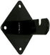 Dazzling Displays 12-Pack of Black Gridwall Panel Mount Brackets, Essential for Gridwall Panel or Slatgrid Mounting