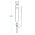 stonylab 50ml Pressure Equalizing Addition Funnel, Borosilicate Glass Dropping Funnel with PTFE Stopcock