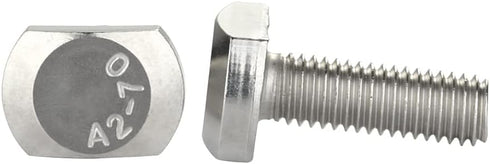 M8 x 40mm T-Slot Drop-in Stud Sliding Bolts, 304 Stainless Steel 18-8, Full Thread, 5 PCS